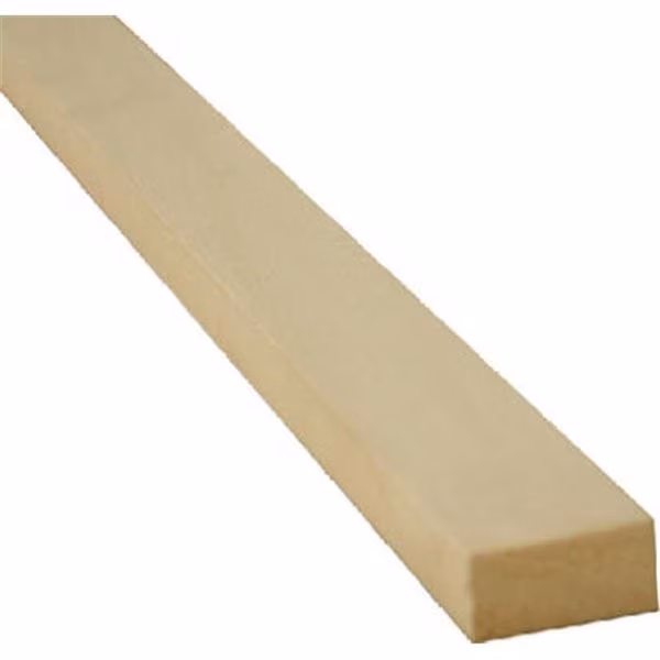 Alexandria Moulding 0Q1X2-27036C 1 in. x 2 in. x 3 ft. Poplar Board